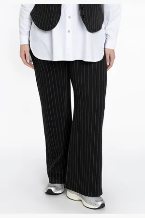 Yoek Broek PINSTRIPE | Zwart | Maat 38/40