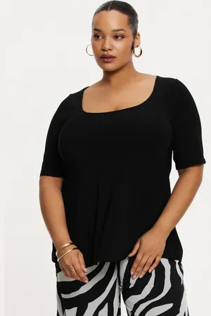 Yoek Shirt | Zwart | Maat 38/40