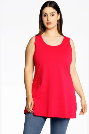 Yoek Top flare | Rood | Maat 38/40