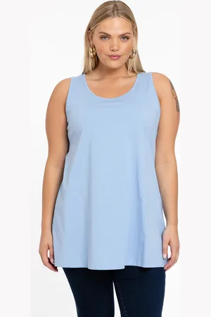 Yoek Top flare | Licht Blauw | Maat 38/40