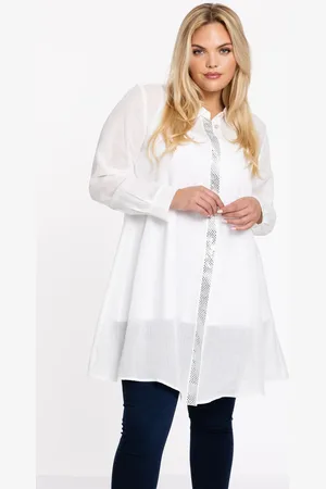 Yoek Blouse tape | Wit | Maat 38/40