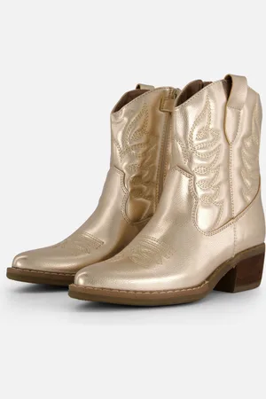 Muyters Cowboylaarzen goud Pu