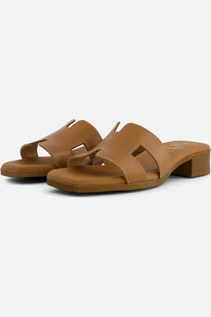 Oh my sandals Slippers Leer