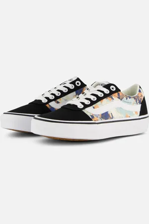 Vans Ward Stripe Floral Sneakers Canvas