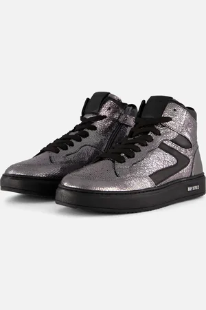 Hip Hoge sneakers metallic
