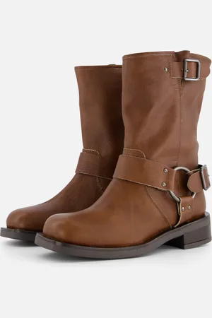 Ann Rocks Biker boots Leer