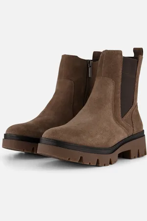 Tamaris Chelsea boots cognac Leer
