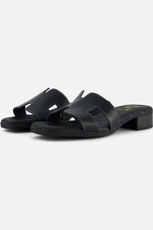 Oh my sandals Slippers Leer