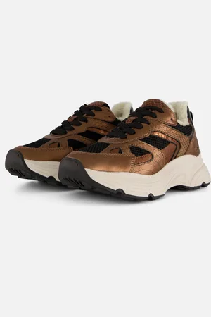 PS Poelman Sneakers Metallic Leer