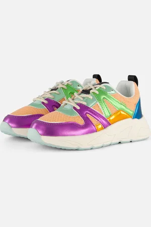Posh By Poelman Sneakers zilver Synthetisch