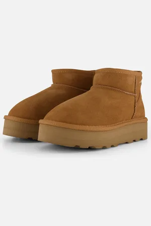 QS by s.Oliver Plateau Gevoerde boots Suede