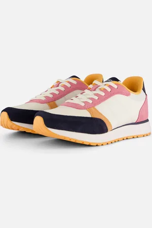 Woden Ronja Sneakers oranje Leer