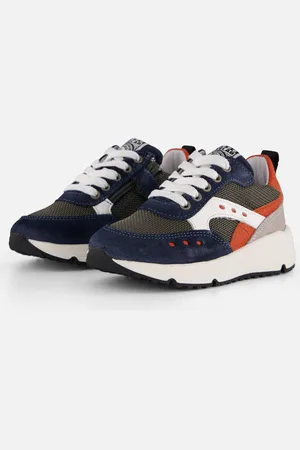 Develab Low Cut Sneakers Leer