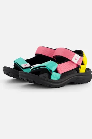 Muyters Sandalen zwart Textiel