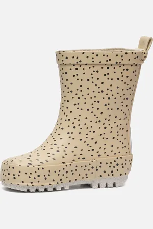 Shoesme Regenlaarzen beige Rubber