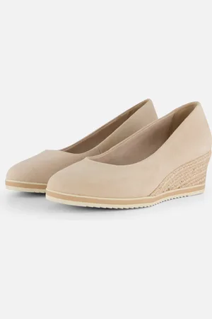 Tamaris Pumps met sleehak Leer