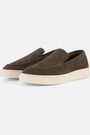 Vertice Instappers bruin Suede