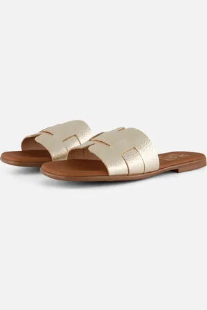 Oh my sandals Slippers Leer