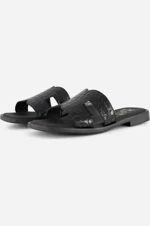 Oh my sandals Slippers Leer