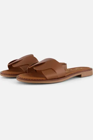 Oh my sandals Slippers Leer