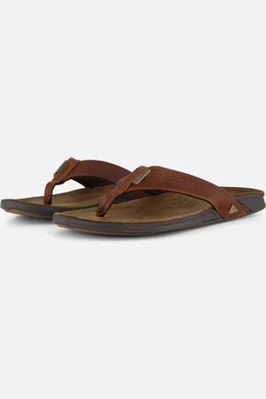 Reef J-Bay III Slippers Leer