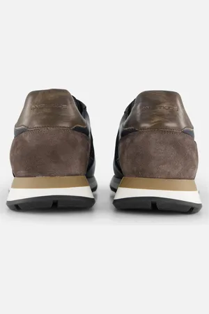 Ambitious Grizz Navy Sneakers Leer