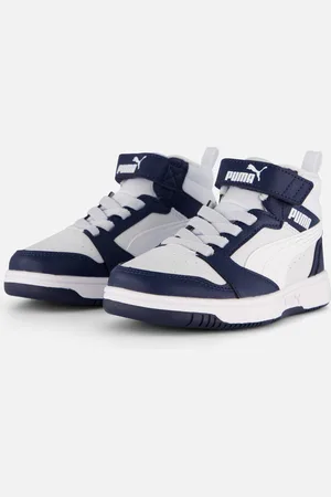 PUMA Rebound v6 Mid Sneakers Imitatieleer