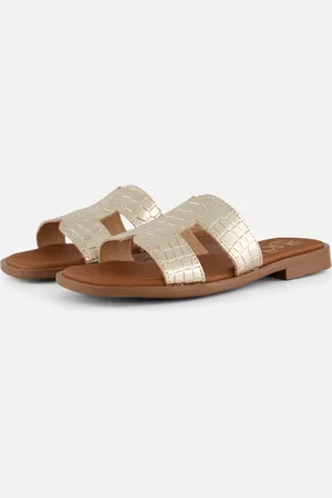 Oh my sandals Slippers Leer