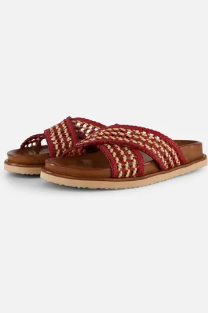 Cellini Raffia Slippers Textiel