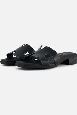 Oh my sandals Slippers Leer