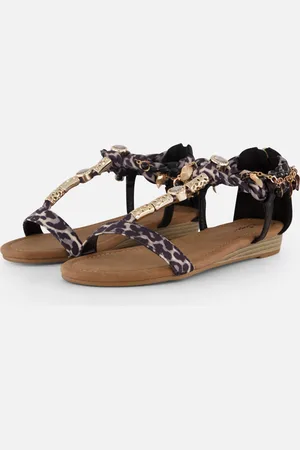 Supercracks Sandalen Textiel
