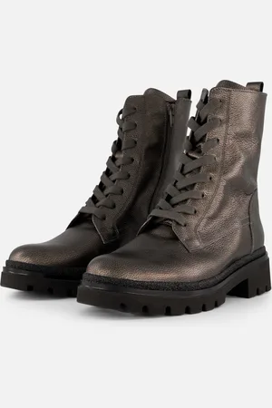 Gabor Veterboots zilver Leer