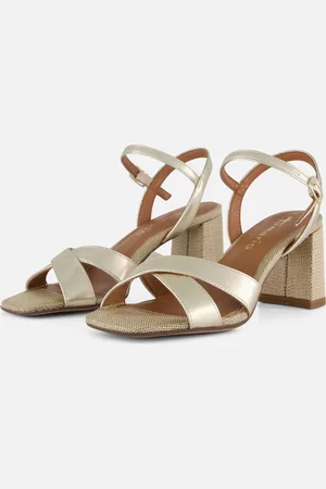 Tamaris Sandalen met hak Textiel