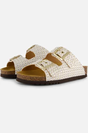 Scholl Noelle Raffia Slippers Synthetisch