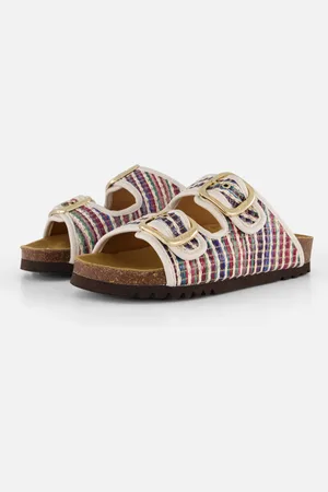 Scholl Noelle Raffia Slippers Synthetisch