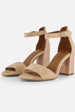 Tamaris Sandalen met hak Textiel