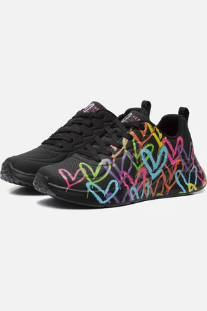 Skechers Uno Graffiti Heart Sneakers