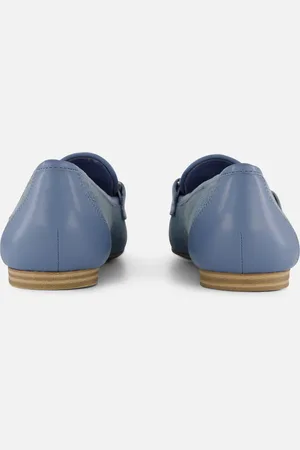 Tamaris Buckle Instappers denim Textiel