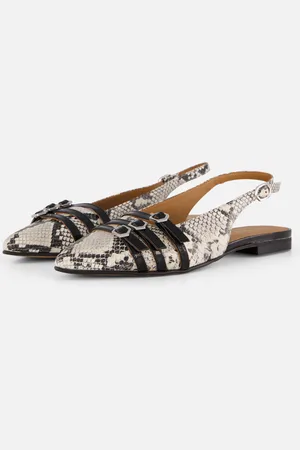 Linea Zeta Slingbacks Leer