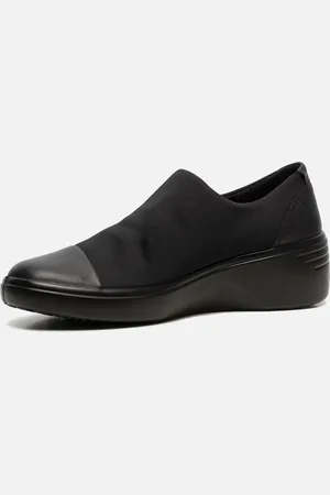 Ecco Soft 7 Wedge Instappers Textiel