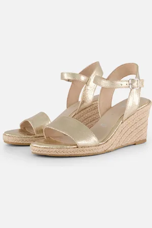 Tamaris Espadrilles met hak Textiel