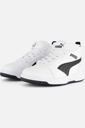 PUMA Rebound v6 Mid Sneakers Leer