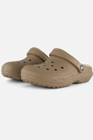Crocs Classic Fuzz-Lined Slippers