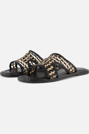 Cellini Raffia Slippers Textiel