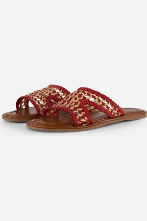 Cellini Raffia Slippers Textiel