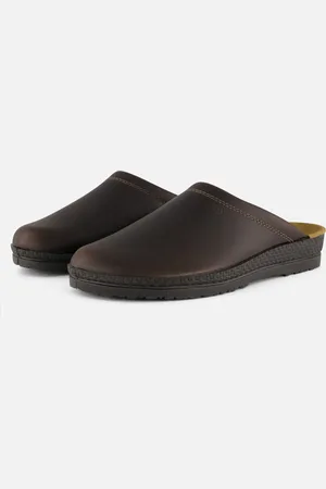 Rohde Pantoffels Leer