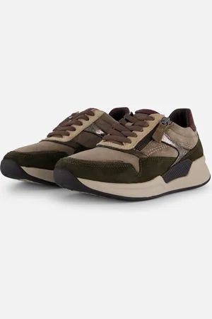 Gabor Rollingsoft Sneakers grijs Suede