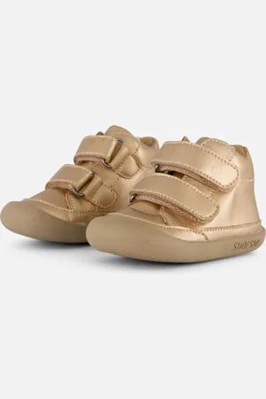 Shoesme Leren lopen schoenen met velcro