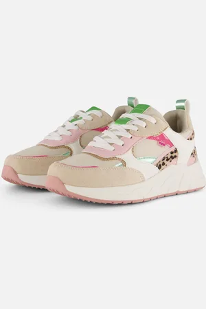 Posh By Poelman Leopard Sneakers Textiel