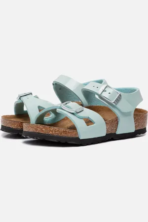 Birkenstock Rio Kids Sandalen blauw Lak